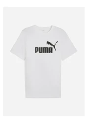 Puma Essential Logo Print Round Neck T-Shirt