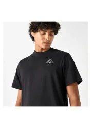 Kappa تي شيرت بقصة عادية ورقبة دائرية وأكمام قصيرة