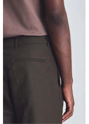 H&M بنطلون مريح من مزيج الكتان