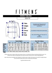 Fitmens Ice Blue Satin Men's Shirt - Slim Fit, Long Sleeve, Easy-Iron Fs- 002968