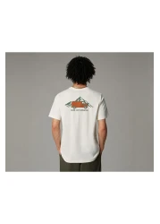 The North Face M Ss Outdoor Graphic Tee Men's Casual T-Shirt Nf0A8C1Zqli1 White