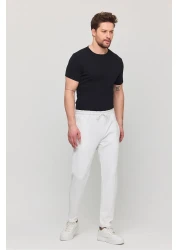 YXC Trend Maker Men's Slim Fit Elastic Waist Drawstring Lycra Comfortable Jogger Pants