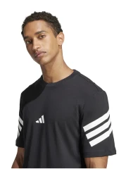 adidas Essentials 3-Stripes Logo Print T-Shirt