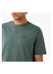 Kappa تي شيرت كابا بياقة دائرية وتفاصيل شعار كابا