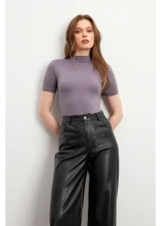 Bipantolon Women's Cream Gray White Black 4 Pack Short Sleeve Blouse