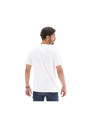 Timberland تي شيرت بشعار شجرة نهر كينبيك B0a2c2r1001-r Ss Erkek تي شيرت Beyaz