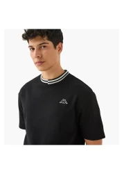 Kappa Kappa Logo Print T-shirt with Contrast Trim