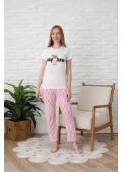 HUBEN Women's Cotton Pajama Set