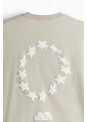 H&M Loose Fit Printed T-shirt