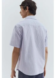 H&M Regular Fit Short-sleeved Oxford shirt