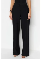  Collection Woven Black Corset Trousers - TPRSS23PL00033