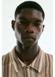 H&M Regular Fit Crochet-look Shirt