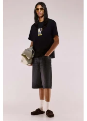 H&M Loose Fit Printed T-shirt