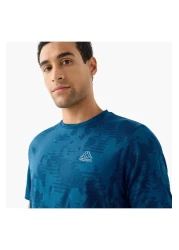 Kappa Logo Print Crew Neck T-shirt With Short Sleeves