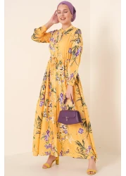 Bigdart 2144 Judge Collar Hijab Dress - A.Hardal