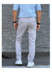 ACTUAL Men's Slim Fit Chino Pants 634-grey