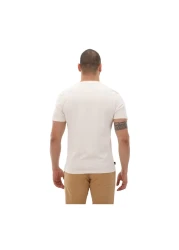 Timberland Linear Logo Men's White Round Neck T-Shirt