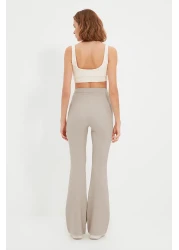  Collection المنك مضيئة السراويل المنسوجة الساق الاسبانية TOFAW19BB0581