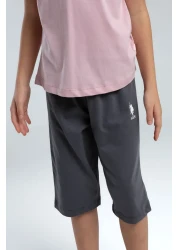 U.S. Polo Assn. U.S. Polo Assn. Girl's Pink Capri Suit