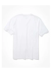 American Eagle تي شيرت AE Super Soft Icon بفتحة رقبة على شكل حرف V