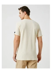 Koton Basic Textured T-Shirt Crew Neck Short Sleeve