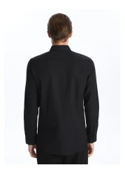 LC Waikiki قميص LCWAIKIKI رسمي بقصة ضيقة وأكمام طويلة للرجال