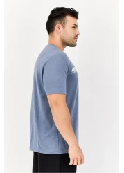 Skechers Men Sportswear Fit Short Sleeve Outdoor T-shirt, Slate Blue