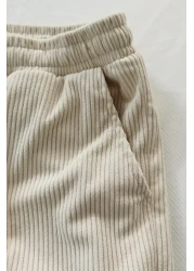 Tarz Cool Men's Velvet Wide Leg Pants