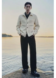 H&M Regular Fit Waffled overshirt