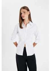 Defacto Long Sleeve Fitted Bengal Shirt - Y4651az24au