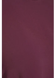  Modest بدلة منسوجة من قماش البرقوق مع خصر مطاطي من Aerobin Tunic-Pants TCTSS22US0023