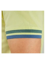 Giordano Men's Performance Polo: Classic Piqué, Tipped Collar, Embroidered Detail