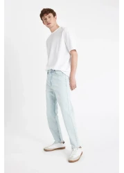 Defacto بنطلون جينز ضيق بقصة ضيقة وخصر عالي من التسعينيات D1820ax24sm