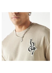 Kappa تي شيرت برقبة دائرية وأكمام قصيرة مع تفاصيل الشعار