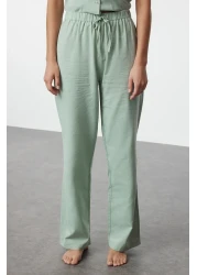  Collection طقم بيجامة قطن 100% بالنعناع - THMSS24PT00401