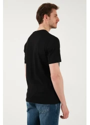 U.S. Polo Assn. U.S. Polo 100% Cotton Regular Fit Crew Neck Stripe Logo t Shirt Men t Shirt G081Sz0112104061