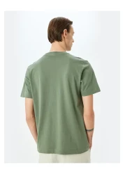 Koton Cotton Crew Neck Regular Fit Short Sleeve Basic T-Shirt