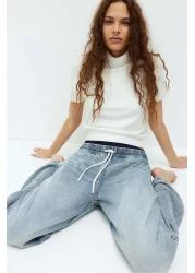 H&M Denim pull-on trousers