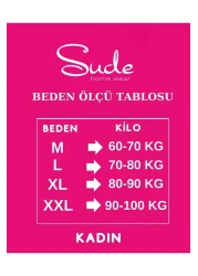 Sude HOMEWEAR طقم بيجامة قميص نسائي بأكمام طويلة