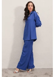 Bigdart طقم مزدوج محبوك موديل 5858 - لون ساكس