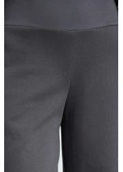  Collection High Waist Wide Leg Anthracite Trousers - Twoaw25Pl00026