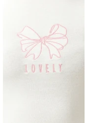  Collection تي شيرت بطبعة شريطية قابلة للتمدد - يجلس على الجسم، إكرو TWOSS24TS00231