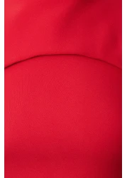  Collection Woven Red Blouse - Collar Detailed Tprss24Bz00053