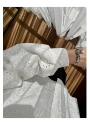 Afra Lıne HENZA قميص تونيك مطرز باللؤلؤ