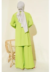 Bigdart طقم تونيك وبنطلون أخضر - نسائي 6663