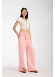 kaphone 10 بنطلون البالازو الموسلين للسيدات