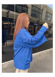 Qaju Women's Scallop Saks Shirt