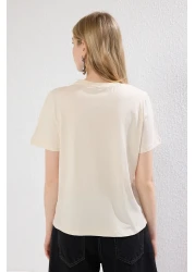  Collection 100% Cotton Embroidered - Regular Fit T-Shirt Twoss24Ts00160