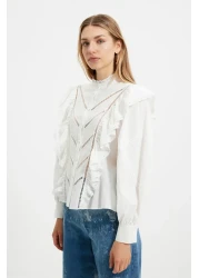  Collection قميص منسوج إكرو مع إكسسوارات - TPRAW22GO1089