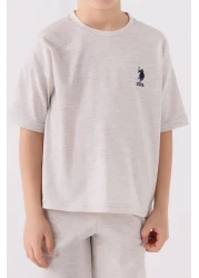 U.S. Polo Assn. Boy's Brown Bermuda Set